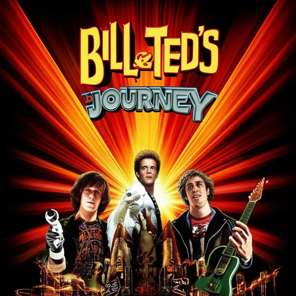 Poster for Bill & Ted's Bogus Journey
