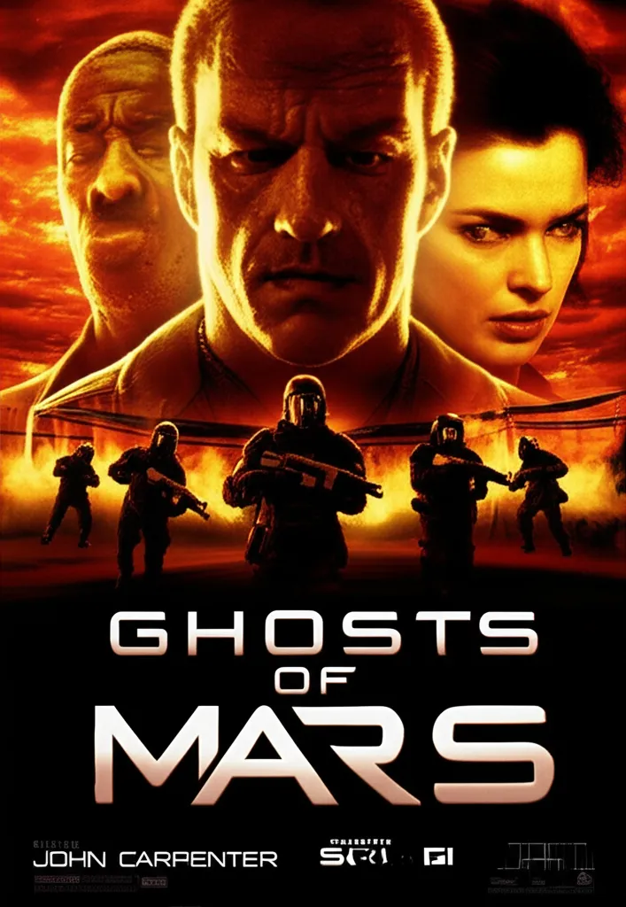 Ghosts of Mars poster