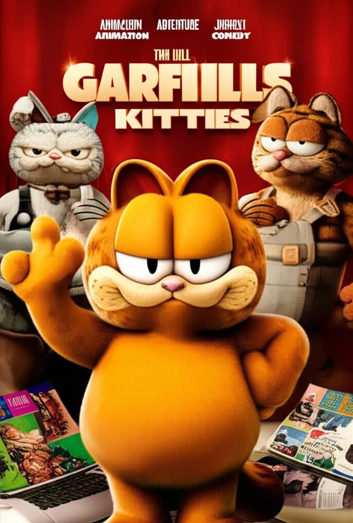 Poster for Garfield: A Tail of Two Kitties