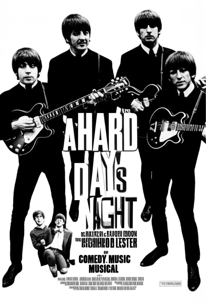 Poster for A Hard Day's Night