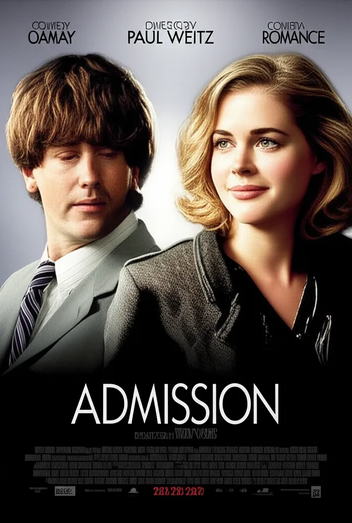 Admission poster