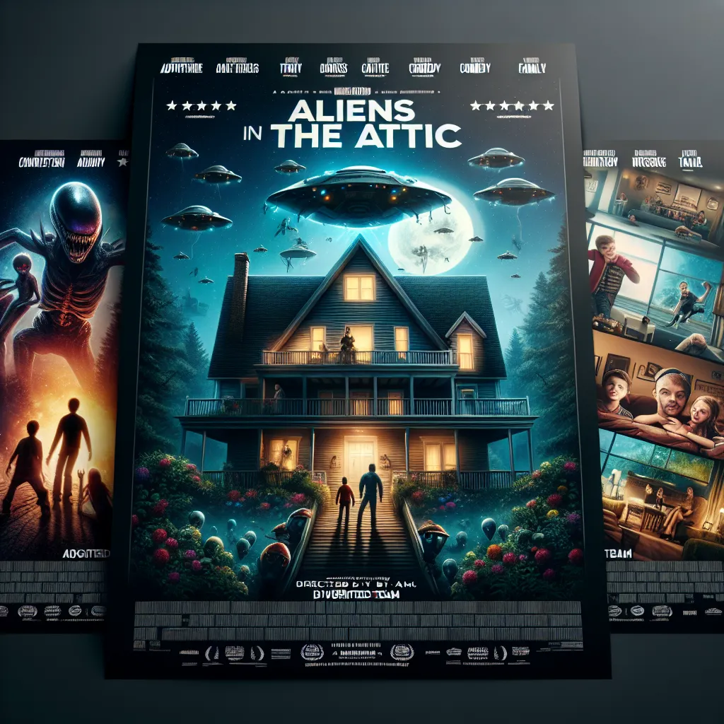 Aliens in the Attic poster