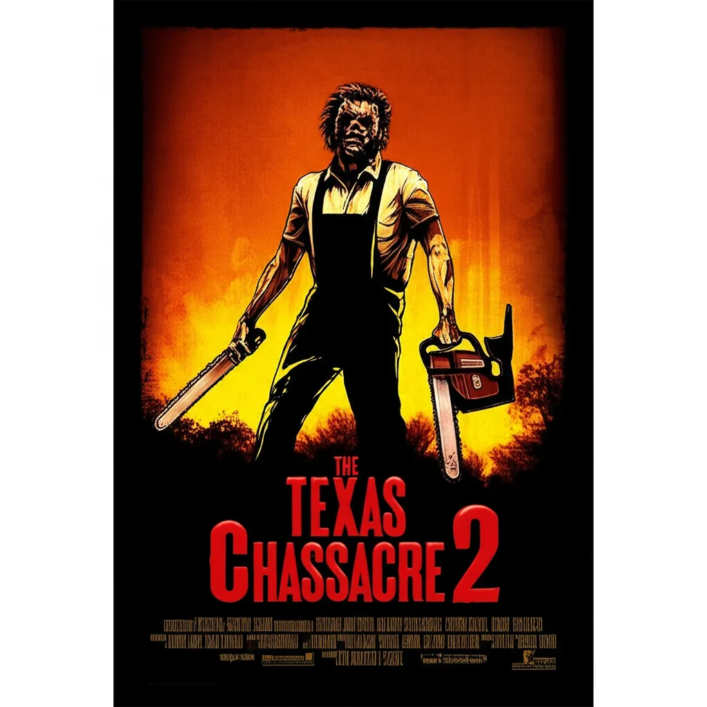 The Texas Chainsaw Massacre 2 poster