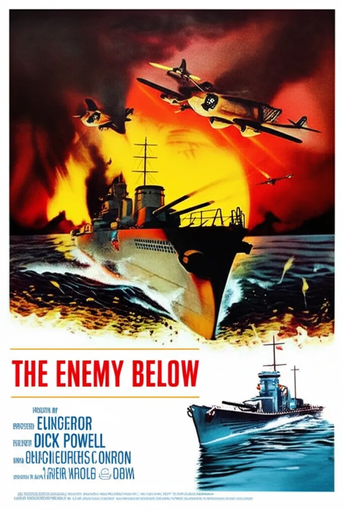 Poster for The Enemy Below