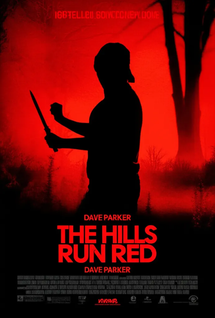 Poster for The Hills Run Red