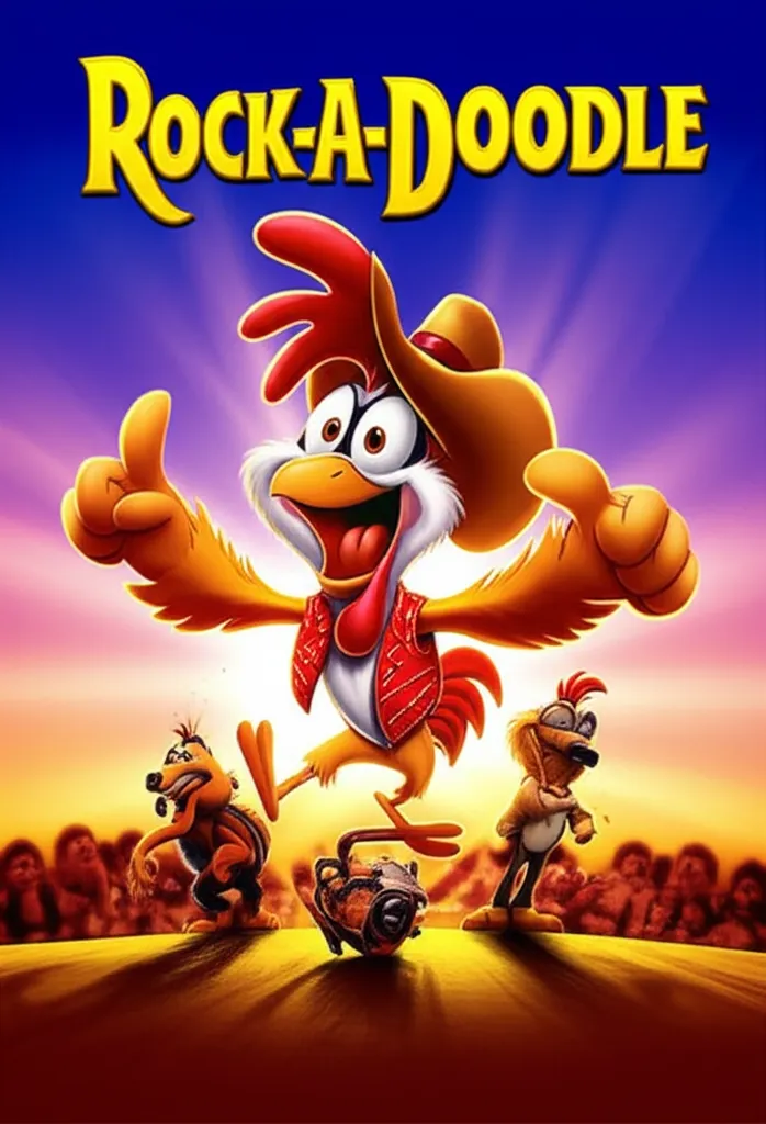 Poster for Rock-A-Doodle