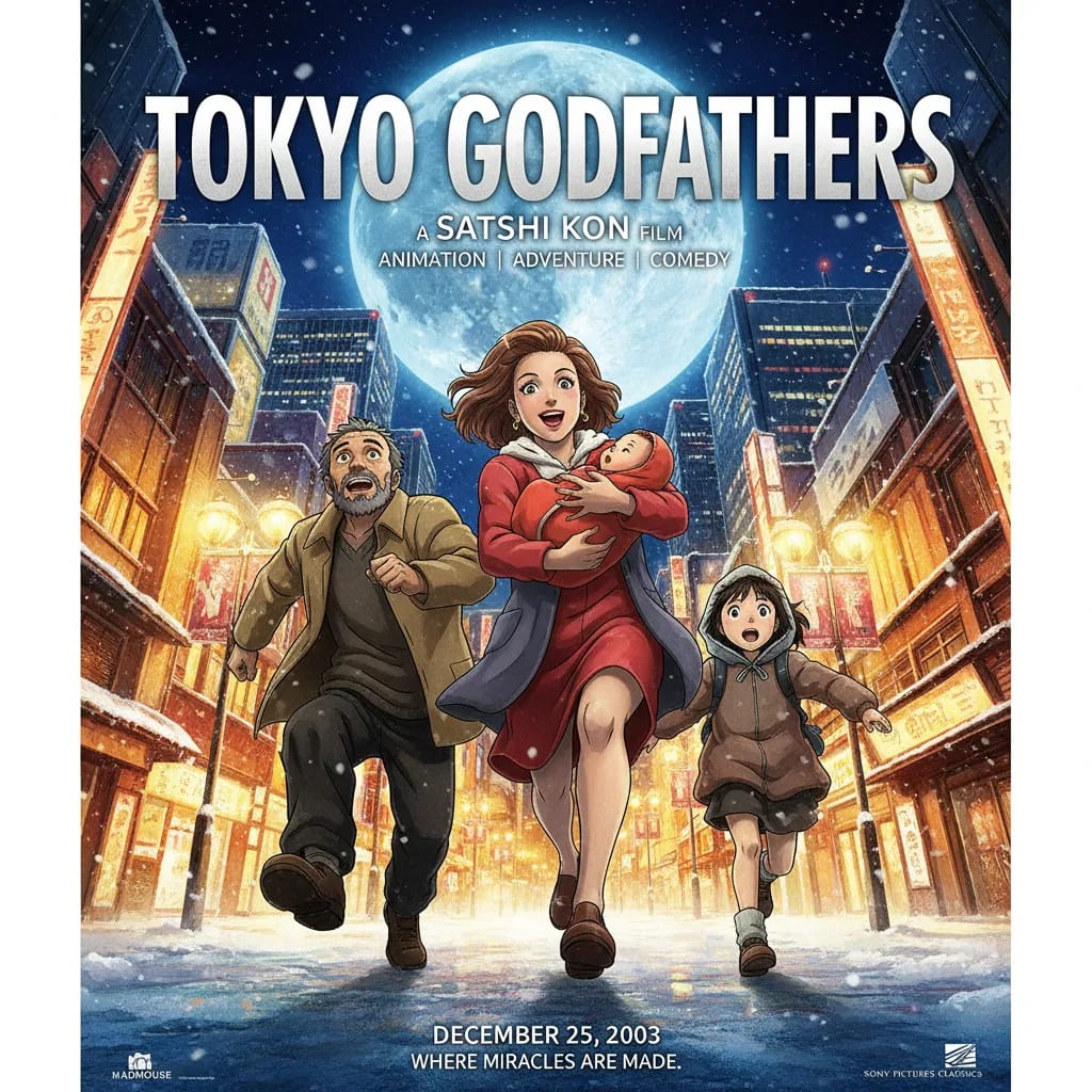 Tokyo Godfathers poster