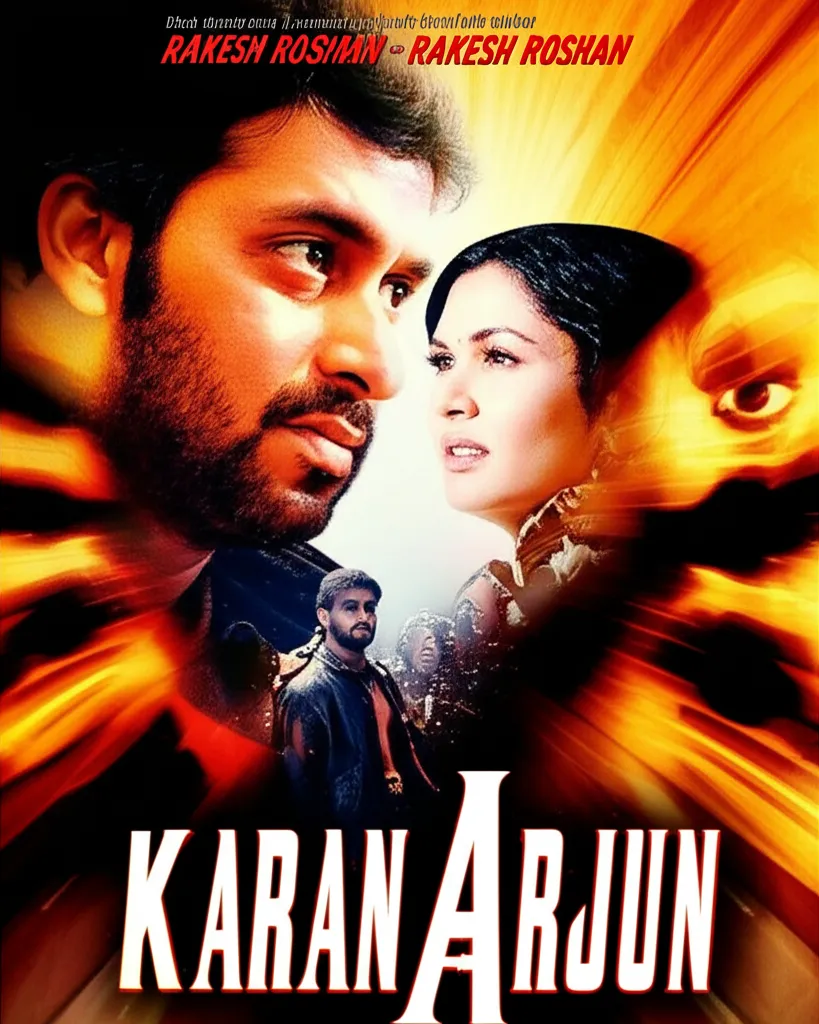 Poster for Karan Arjun
