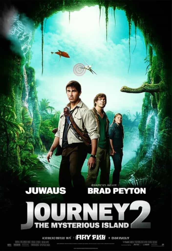 Poster for Journey 2: The Mysterious Island