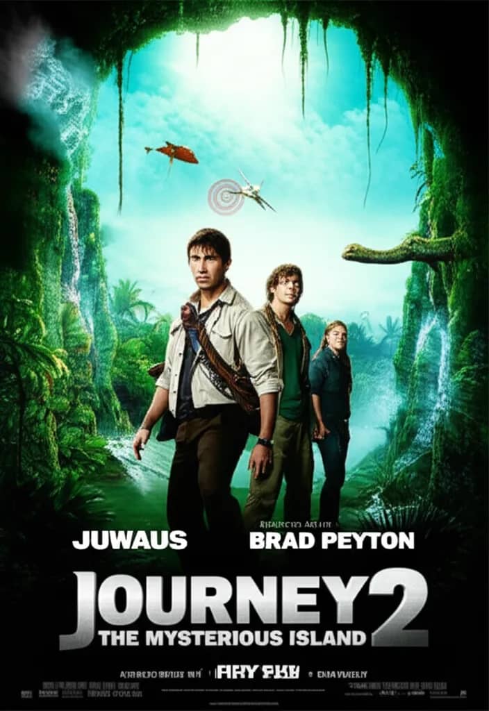 Poster for Journey 2: The Mysterious Island