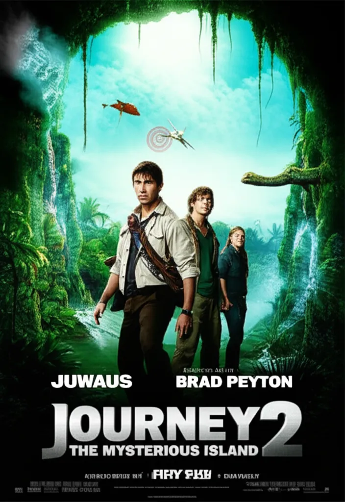 Journey 2: The Mysterious Island poster