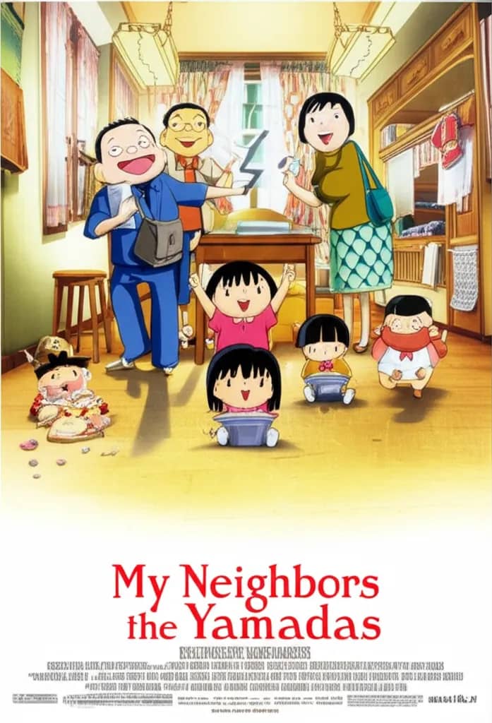Poster for My Neighbors the Yamadas