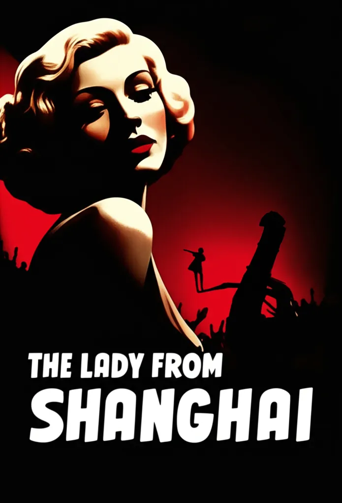 The Lady from Shanghai poster