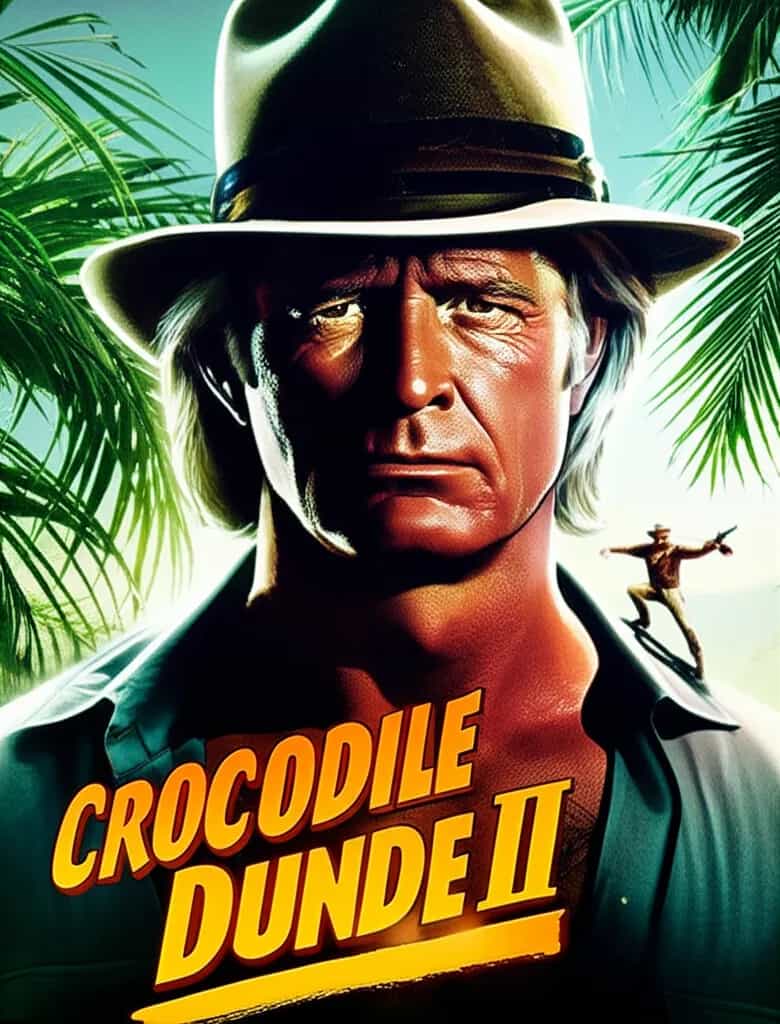 Poster for Crocodile Dundee II