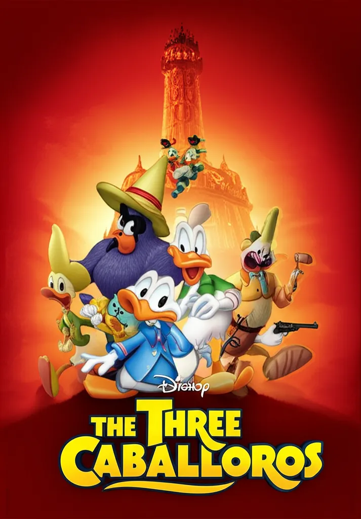 The Three Caballeros poster