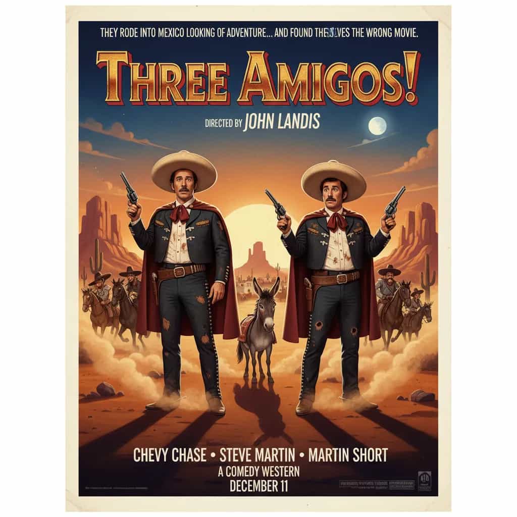 Poster for Three Amigos!