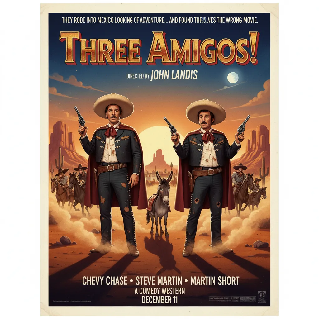 Three Amigos! poster