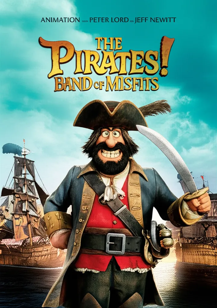 The Pirates! Band of Misfits poster