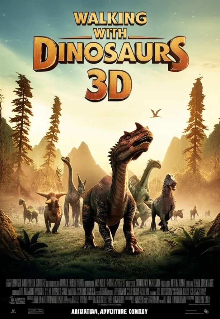 Poster for Walking with Dinosaurs 3D