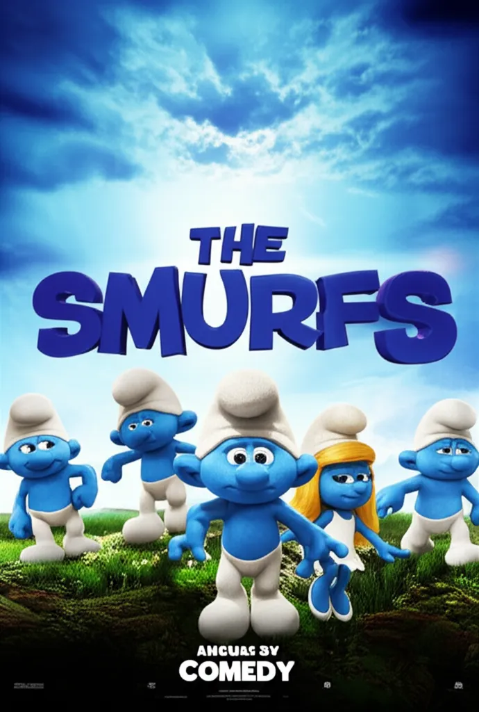 The Smurfs poster