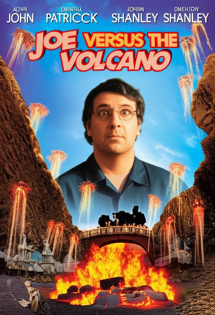 Joe Versus the Volcano poster