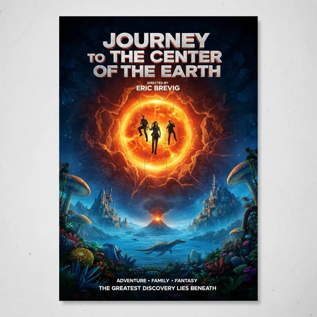 Poster for Journey to the Center of the Earth