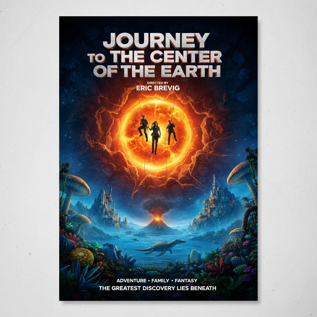 Journey to the Center of the Earth poster