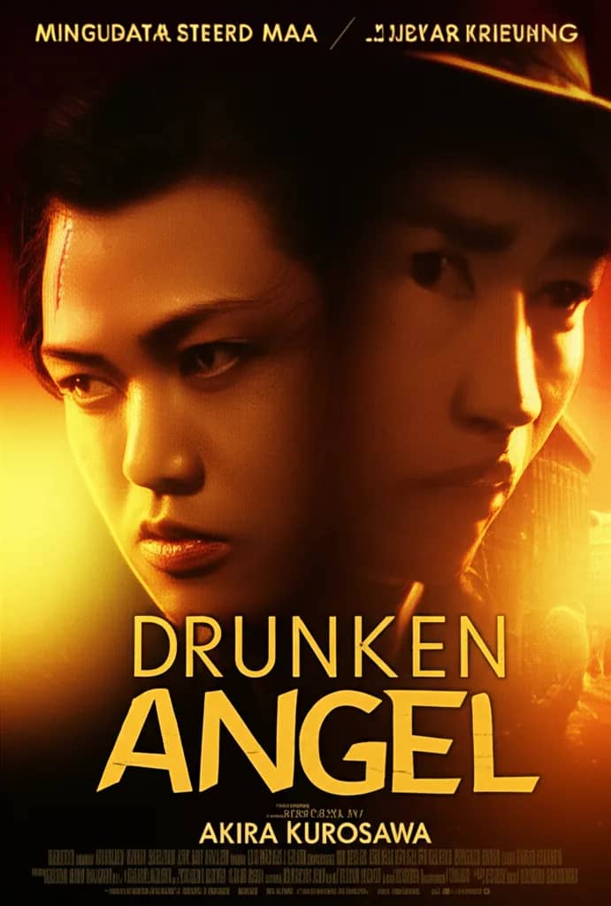 Poster for Drunken Angel