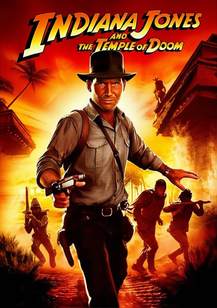 Poster for Indiana Jones and the Temple of Doom