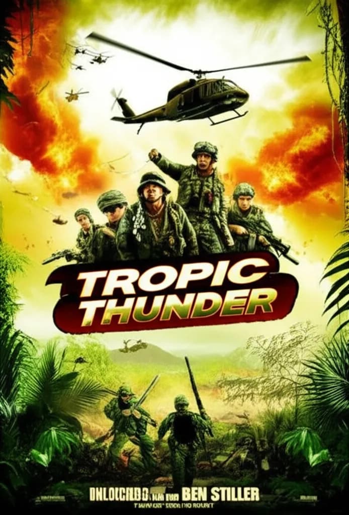 Poster for Tropic Thunder