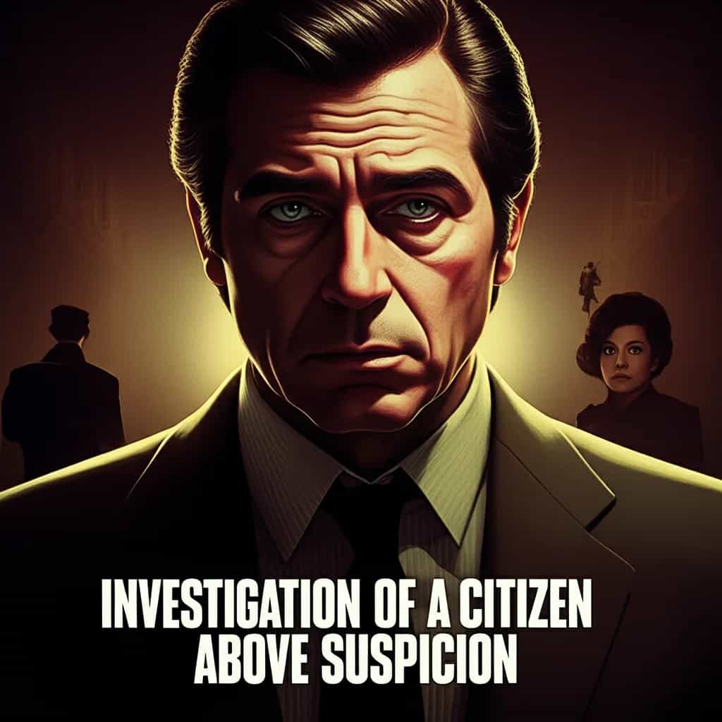 Poster for Investigation of a Citizen Above Suspicion