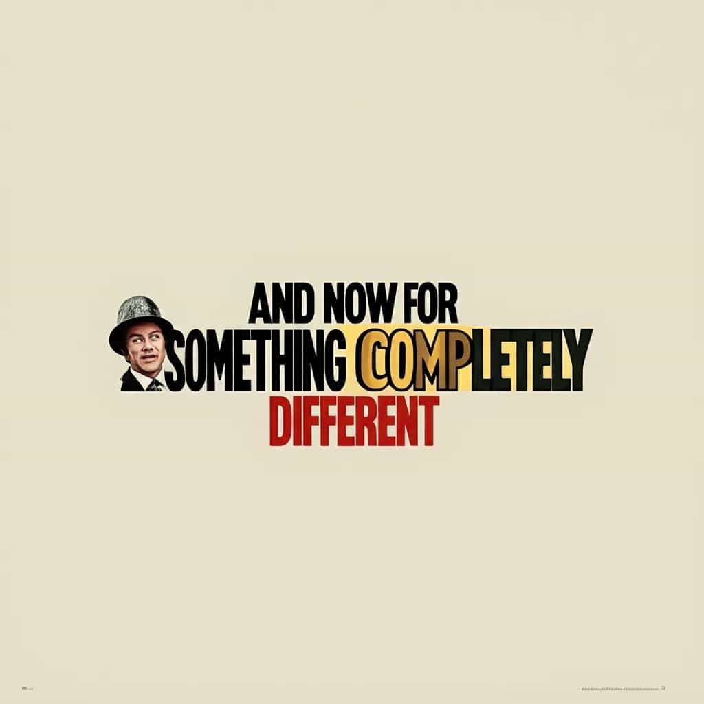 Poster for And Now for Something Completely Different