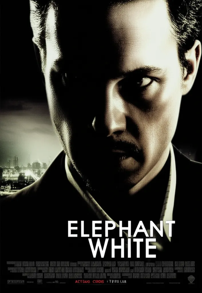 Elephant White poster