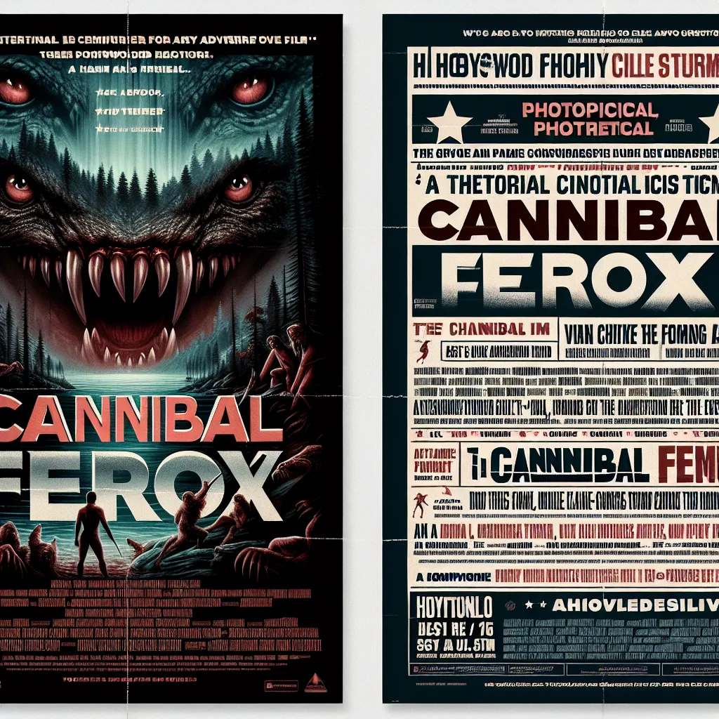 Cannibal Ferox poster