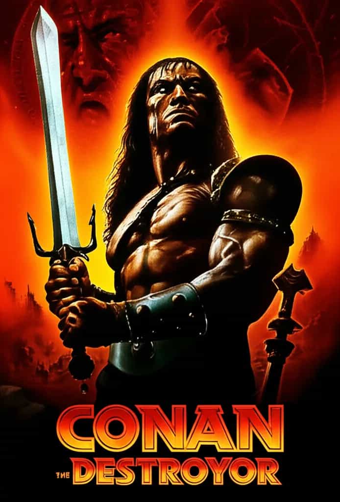 Poster for Conan the Destroyer