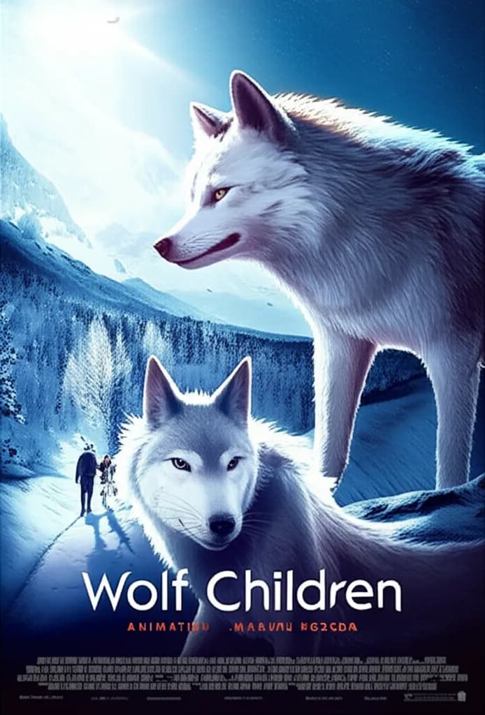 Poster for Wolf Children