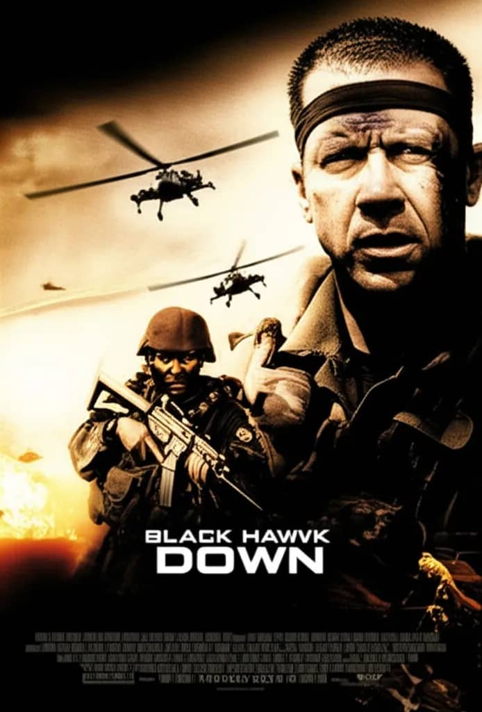 Poster for Black Hawk Down
