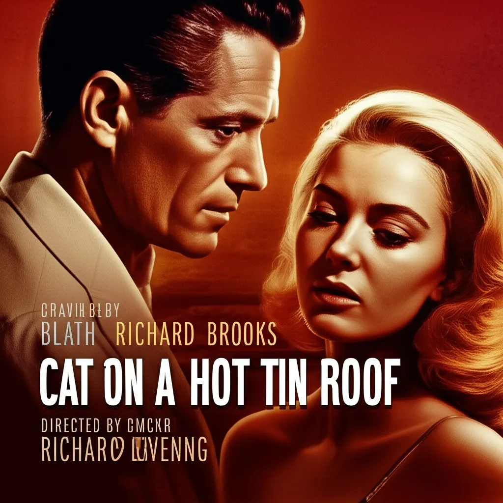 Cat on a Hot Tin Roof poster