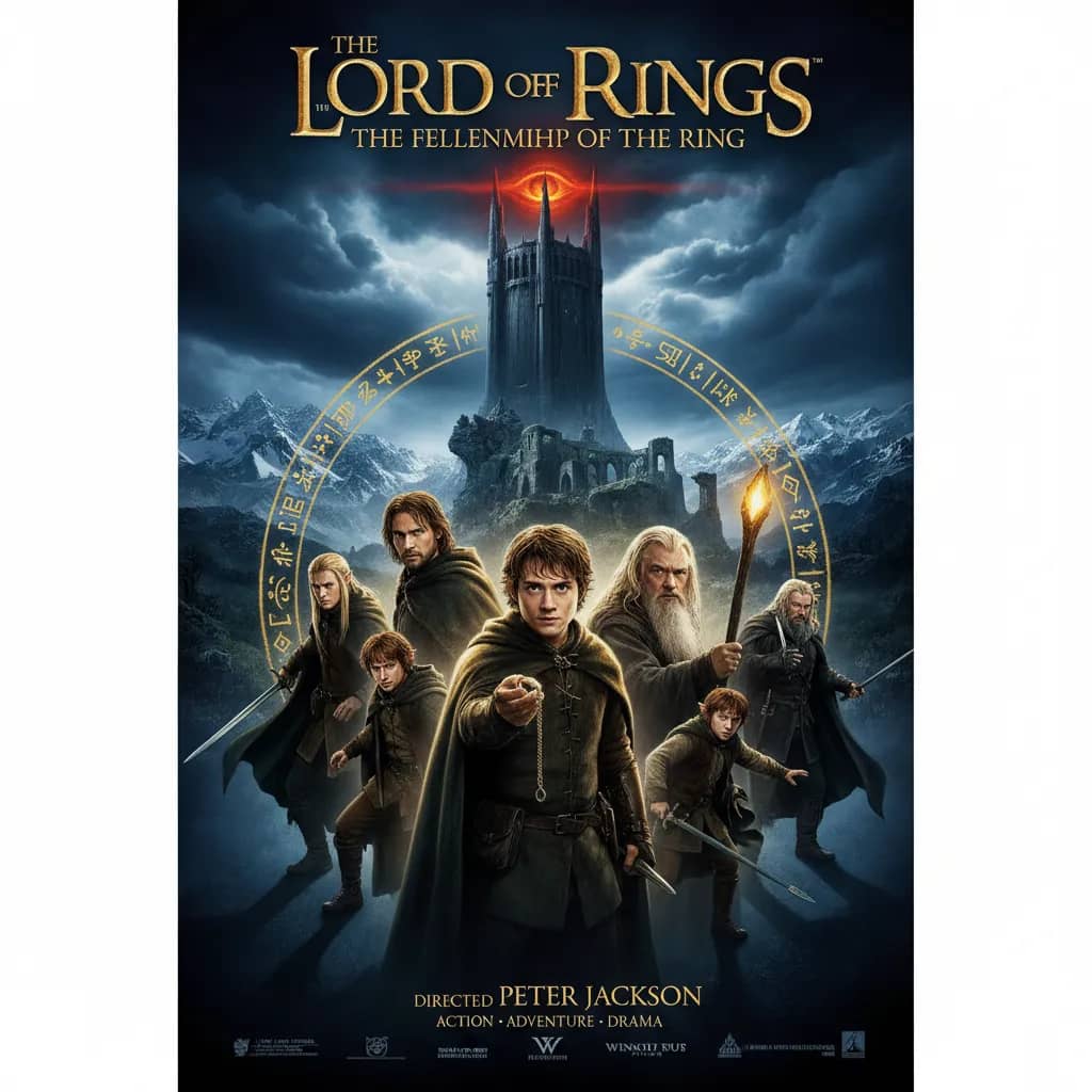 Poster for The Lord of the Rings: The Fellowship of the Ring