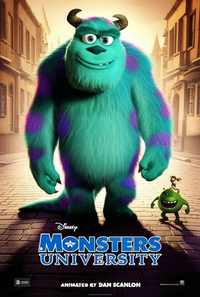 Poster for Monsters University