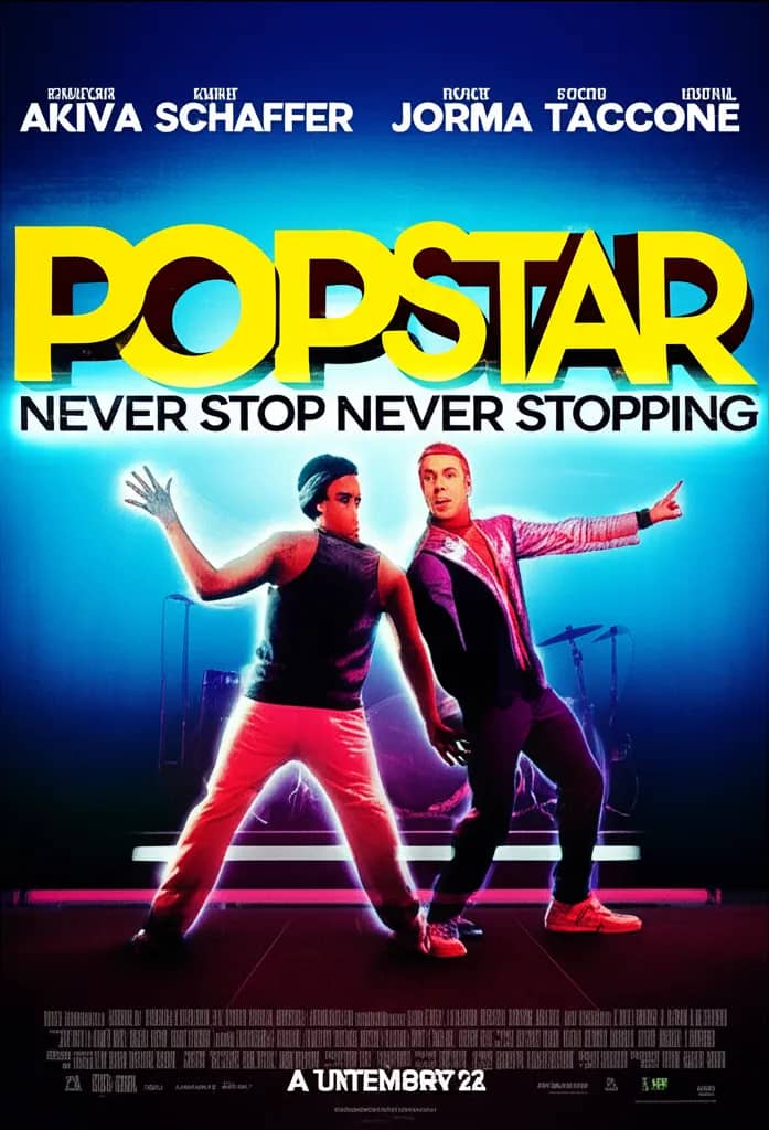Poster for Popstar: Never Stop Never Stopping