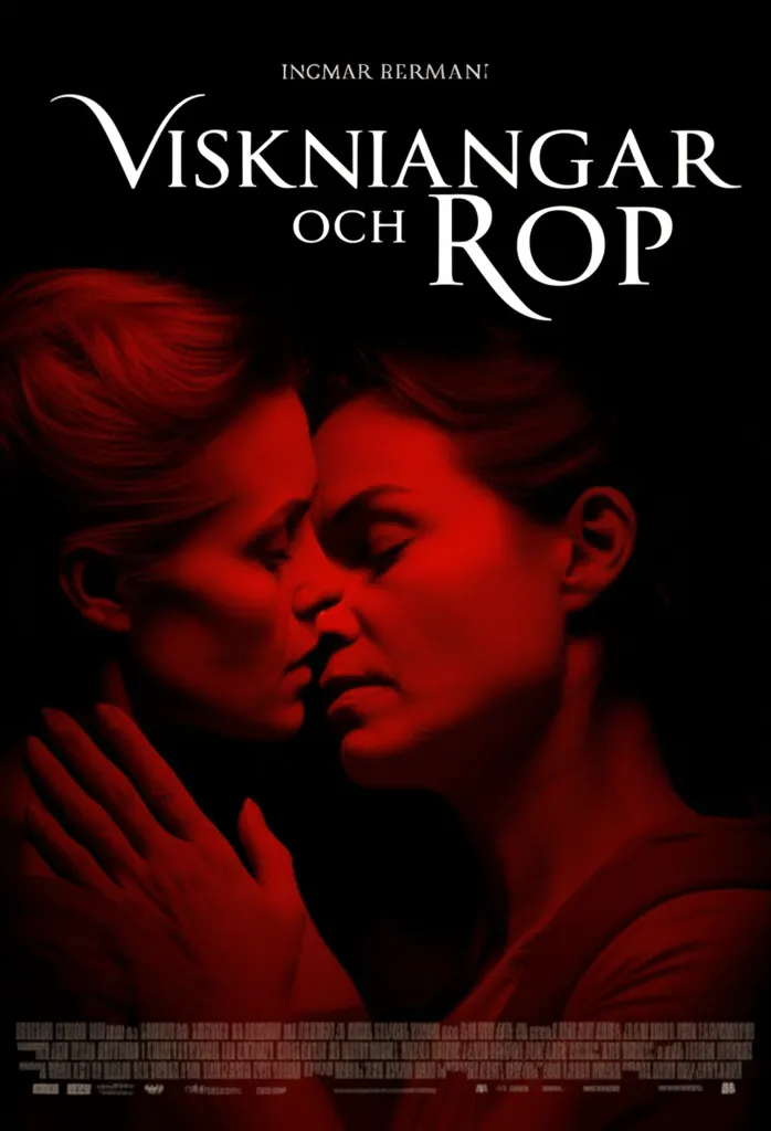 Viskningar och rop poster