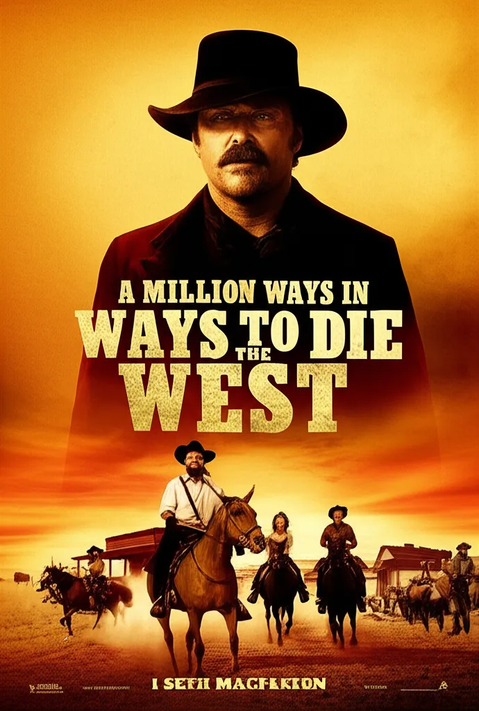 A Million Ways to Die in the West poster