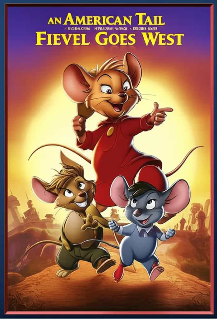 Poster for An American Tail: Fievel Goes West