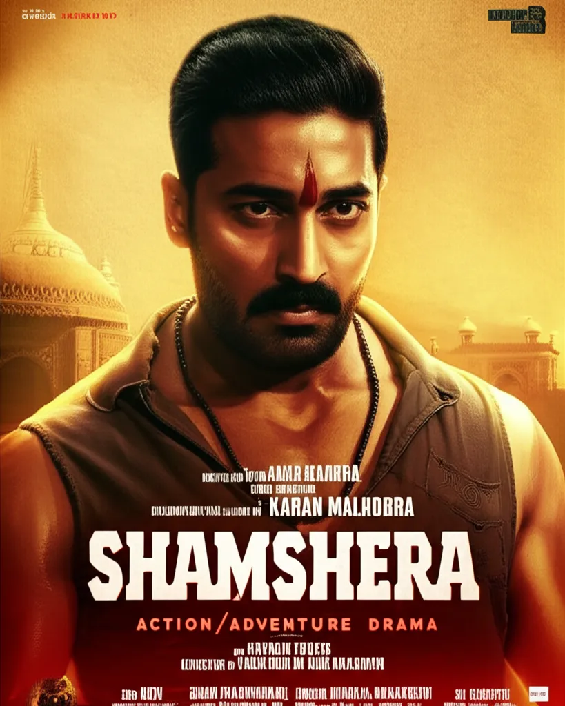 Shamshera poster