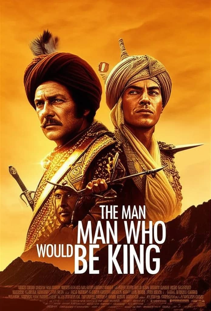 Poster for The Man Who Would Be King
