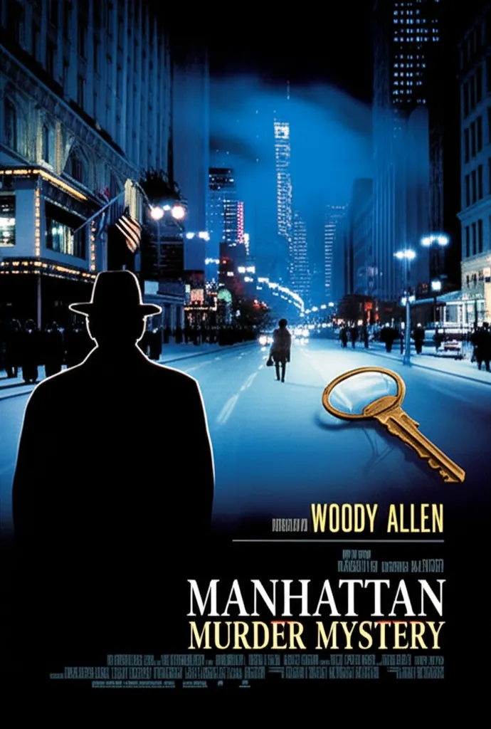 Poster for Manhattan Murder Mystery