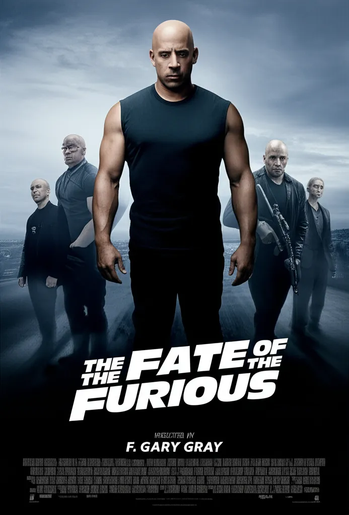 The Fate of the Furious poster