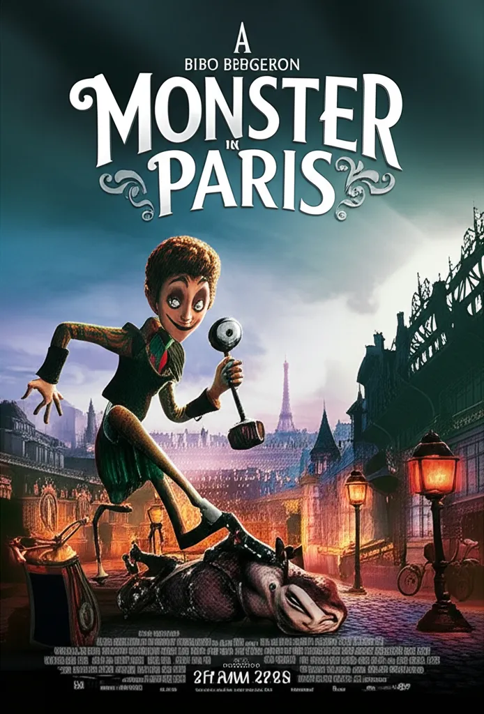 A Monster in Paris poster