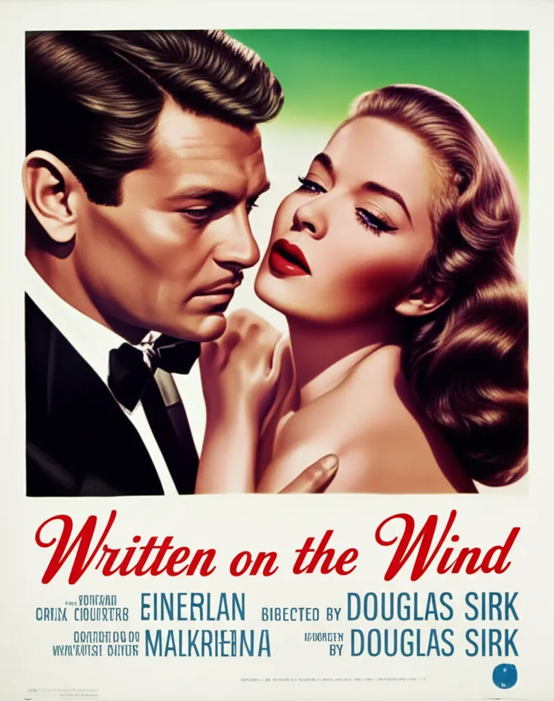 Written on the Wind poster